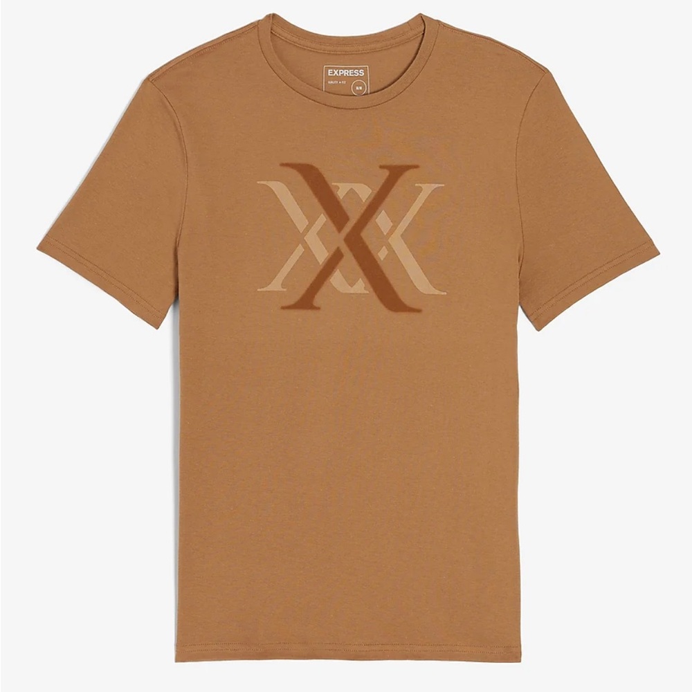 Express men’s brown T-shirt